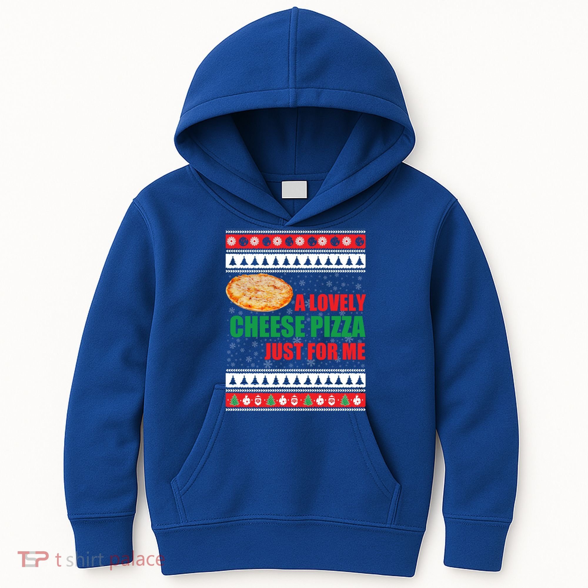 A Lovely Cheese Pizza Just For Kevin Funny Alone Home Gift Kids Hoodie