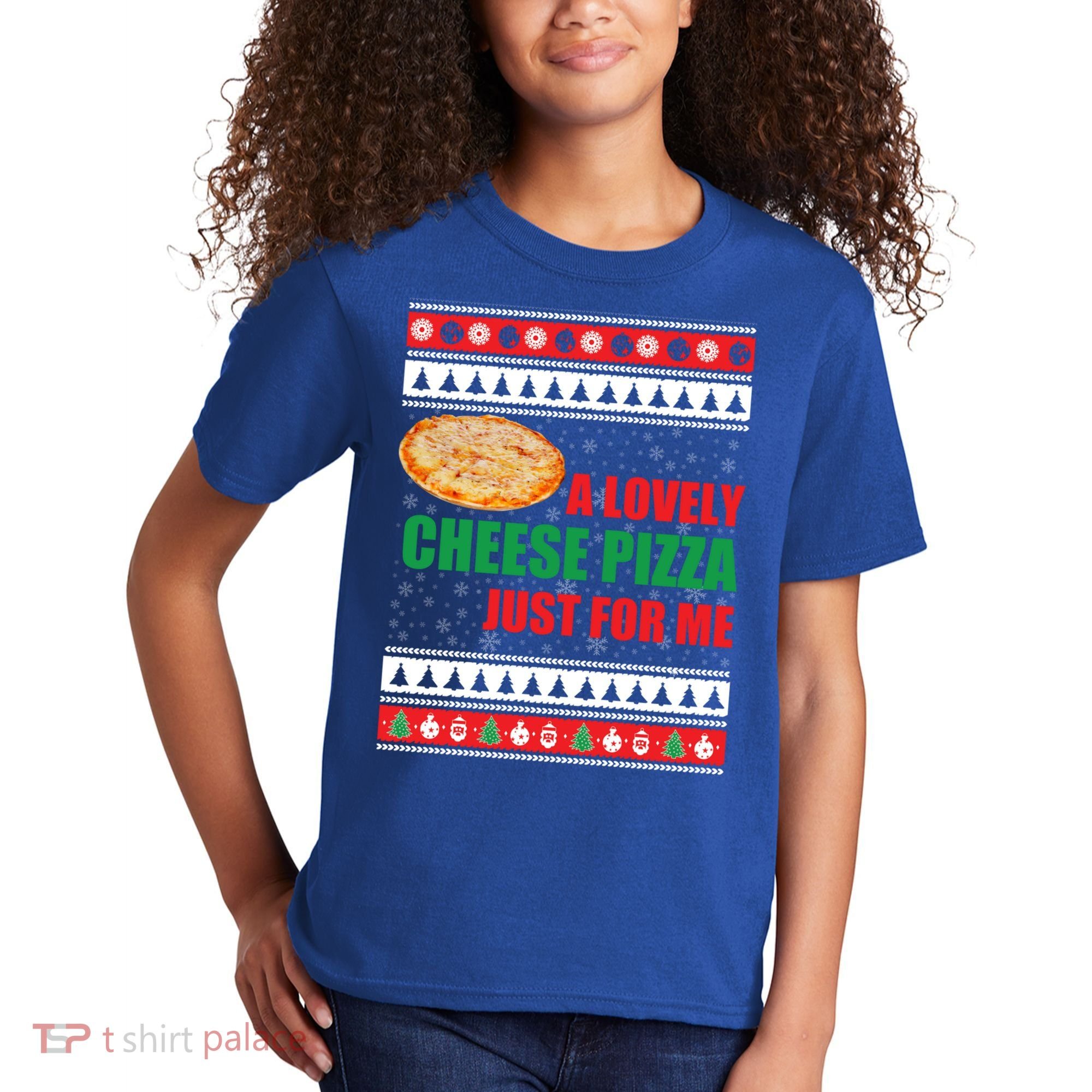 A Lovely Cheese Pizza Just For Kevin Funny Alone Home Gift Kids T-Shirt