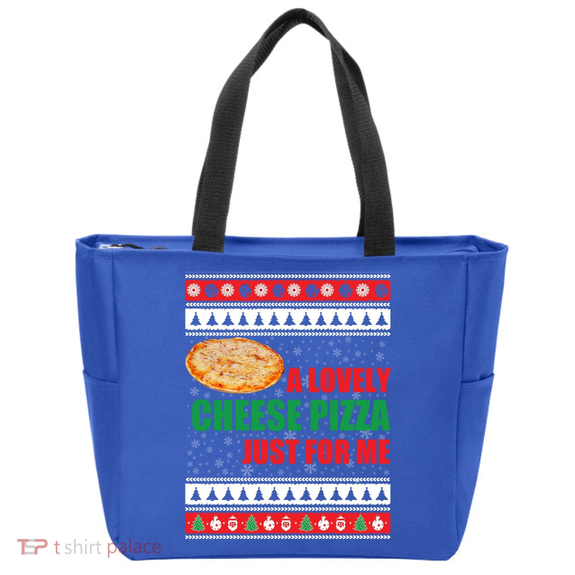 A Lovely Cheese Pizza Just For Kevin Funny Alone Home Gift Tote Bag