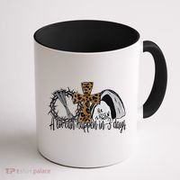 A Lot Can Happen In 3 Days Jesus Easter Leopard Christian Coffee Mug thumb 1