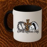 A Lot Can Happen In 3 Days Jesus Easter Leopard Christian Coffee Mug thumb 2