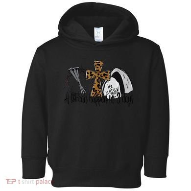 A Lot Can Happen In 3 Days Jesus Easter Leopard Christian Toddler Hoodie