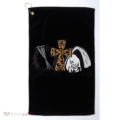A Lot Can Happen In 3 Days Jesus Easter Leopard Christian Golf Towel