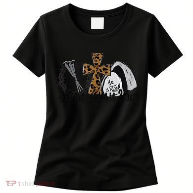 A Lot Can Happen In 3 Days Jesus Easter Leopard Christian Women's T-Shirt