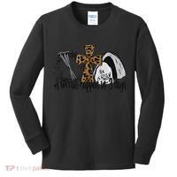 A Lot Can Happen In 3 Days Jesus Easter Leopard Christian Kids Long Sleeve Shirt thumb 0