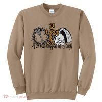 A Lot Can Happen In 3 Days Jesus Easter Leopard Christian Sweatshirt thumb 0