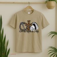 A Lot Can Happen In 3 Days Jesus Easter Leopard Christian T-Shirt thumb 2
