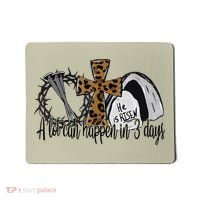 A Lot Can Happen In 3 Days Jesus Easter Leopard Christian Mousepad thumb 0