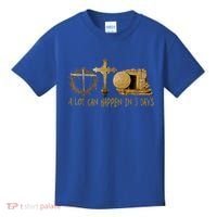 A Lot Can Happen In 3 Days Jesus Easter Christian Gifts Kids T-Shirt thumb 0