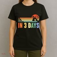 A Lot Can Happen In 3 Days Retro Vintage Sunset T-Shirt thumb 4
