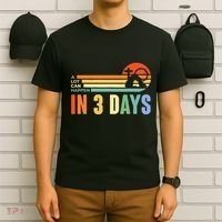 A Lot Can Happen In 3 Days Retro Vintage Sunset T-Shirt thumb 6
