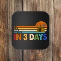A Lot Can Happen In 3 Days Easter Jesus Coaster thumb 0