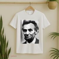Abraham Lincoln Close Up Portrait Photo Picture T-Shirt thumb 2