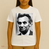 Abraham Lincoln Close Up Portrait Photo Picture T-Shirt thumb 4