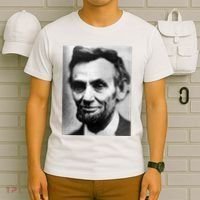 Abraham Lincoln Close Up Portrait Photo Picture T-Shirt thumb 6