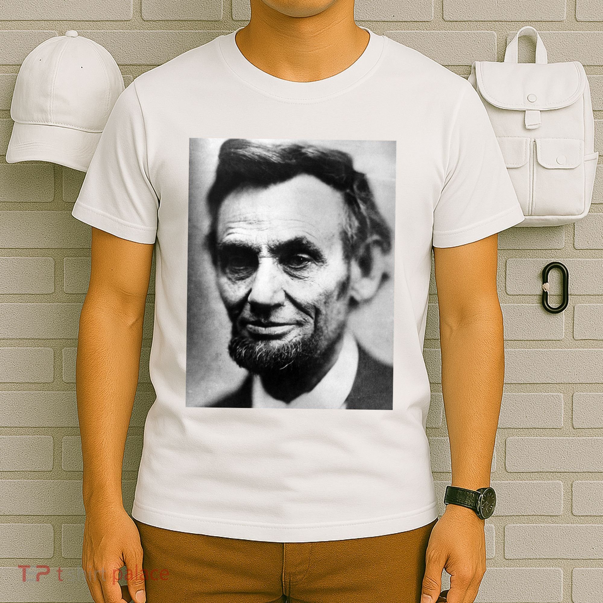 Abraham Lincoln Close Up Portrait Photo Picture T-Shirt