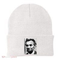 Abraham Lincoln Close Up Portrait Photo Picture Beanie thumb 0