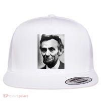 Abraham Lincoln Close Up Portrait Photo Picture Flat Bill Trucker Hat thumb 0