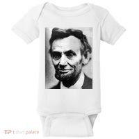 Abraham Lincoln Close Up Portrait Photo Picture Baby Bodysuit thumb 0