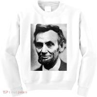 Abraham Lincoln Close Up Portrait Photo Picture Kids Sweatshirt thumb 0