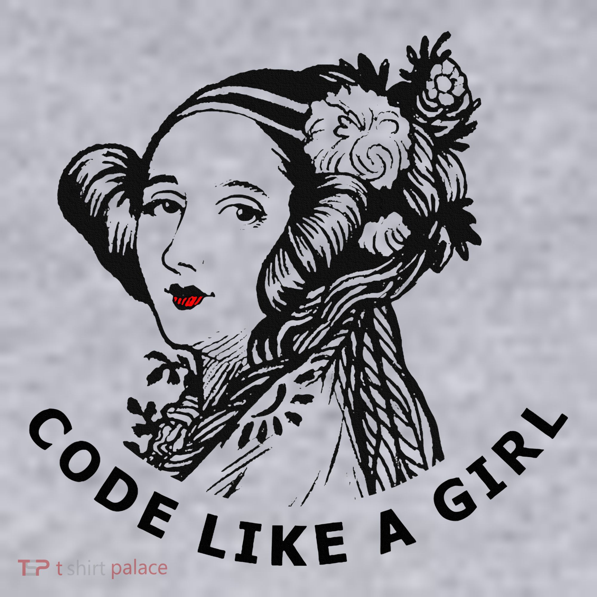 Ada Lovelace Code Like A Girl Women's Sweatshirt