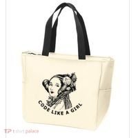 Ada Lovelace Code Like A Girl Tote Bag thumb 3
