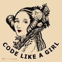 Ada Lovelace Code Like A Girl Tote Bag thumb 4