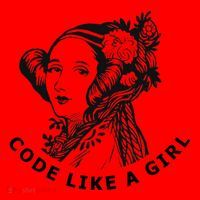 Ada Lovelace Code Like A Girl Santa Hat thumb 1