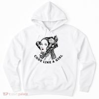 Ada Lovelace Code Like A Girl Hoodie thumb 0