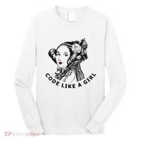 Ada Lovelace Code Like A Girl Long Sleeve Shirt thumb 0