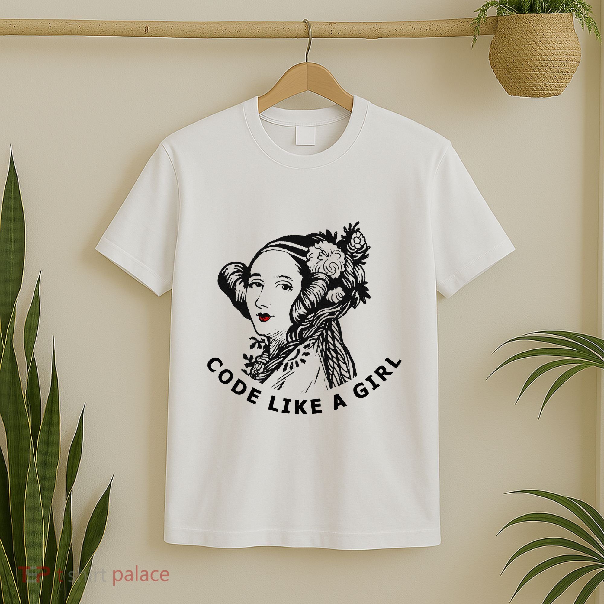 Ada Lovelace Code Like A Girl T-Shirt
