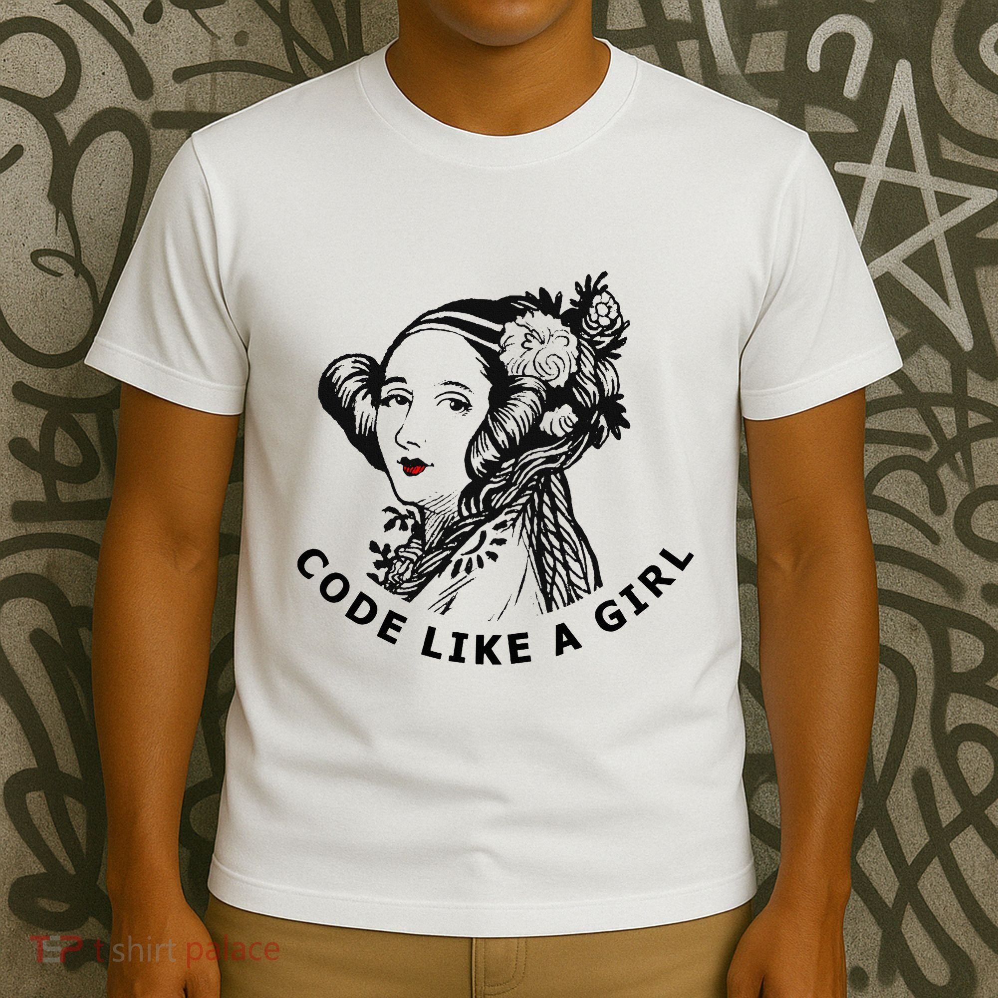 Ada Lovelace Code Like A Girl T-Shirt