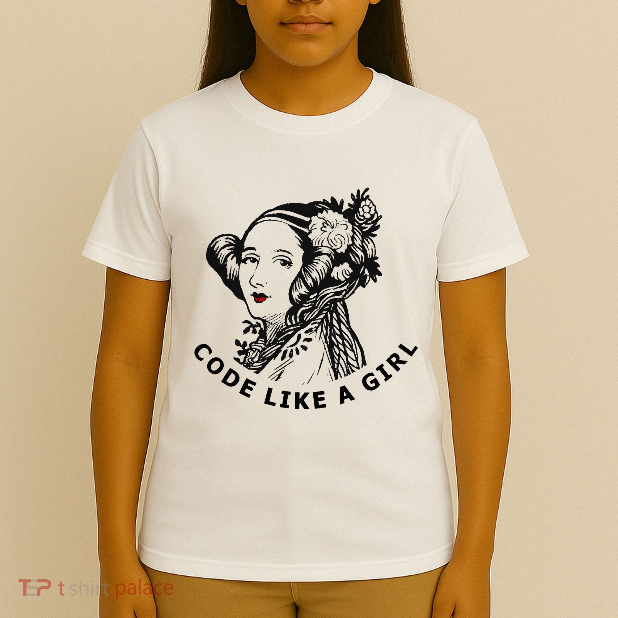 Ada Lovelace Code Like A Girl T-Shirt