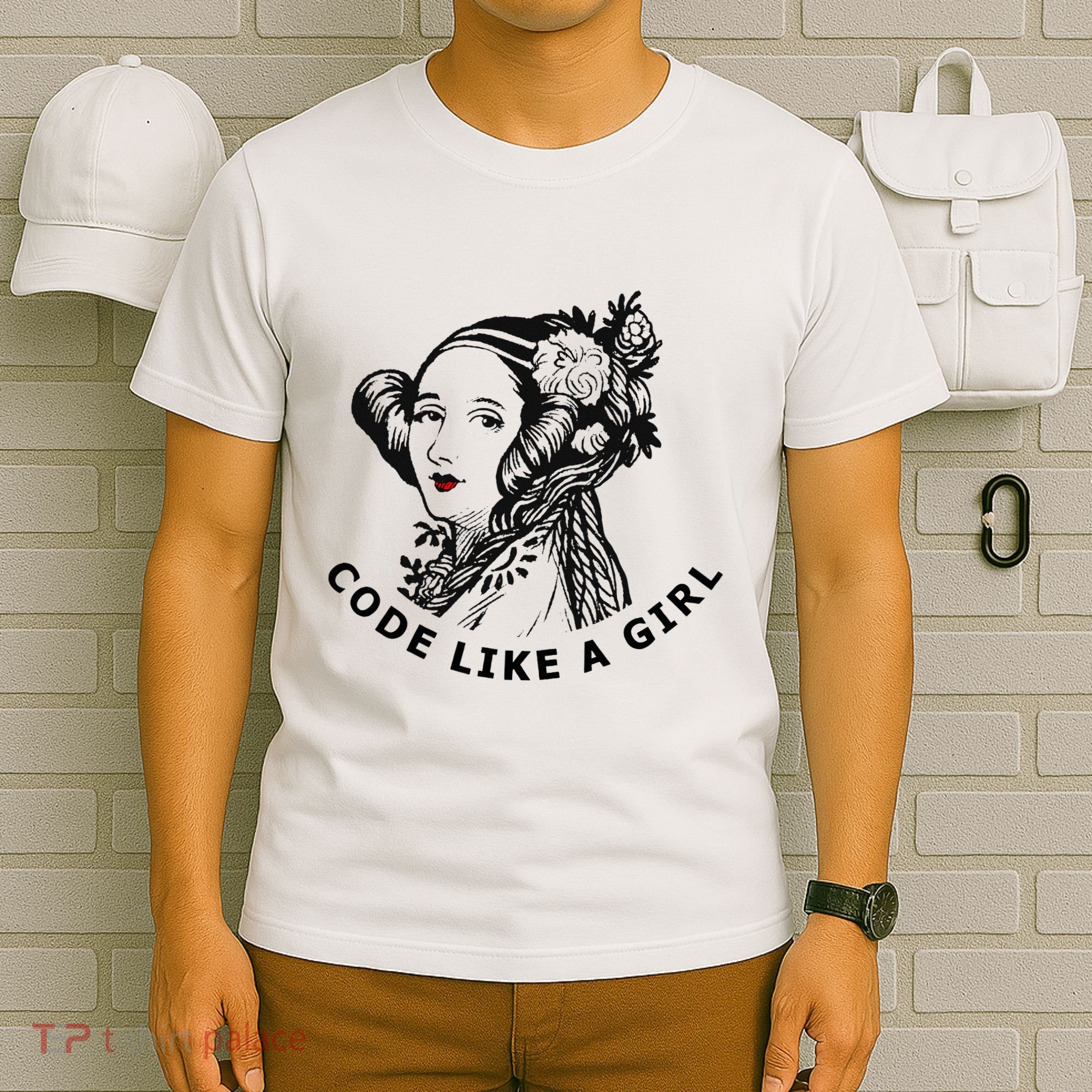 Ada Lovelace Code Like A Girl T-Shirt