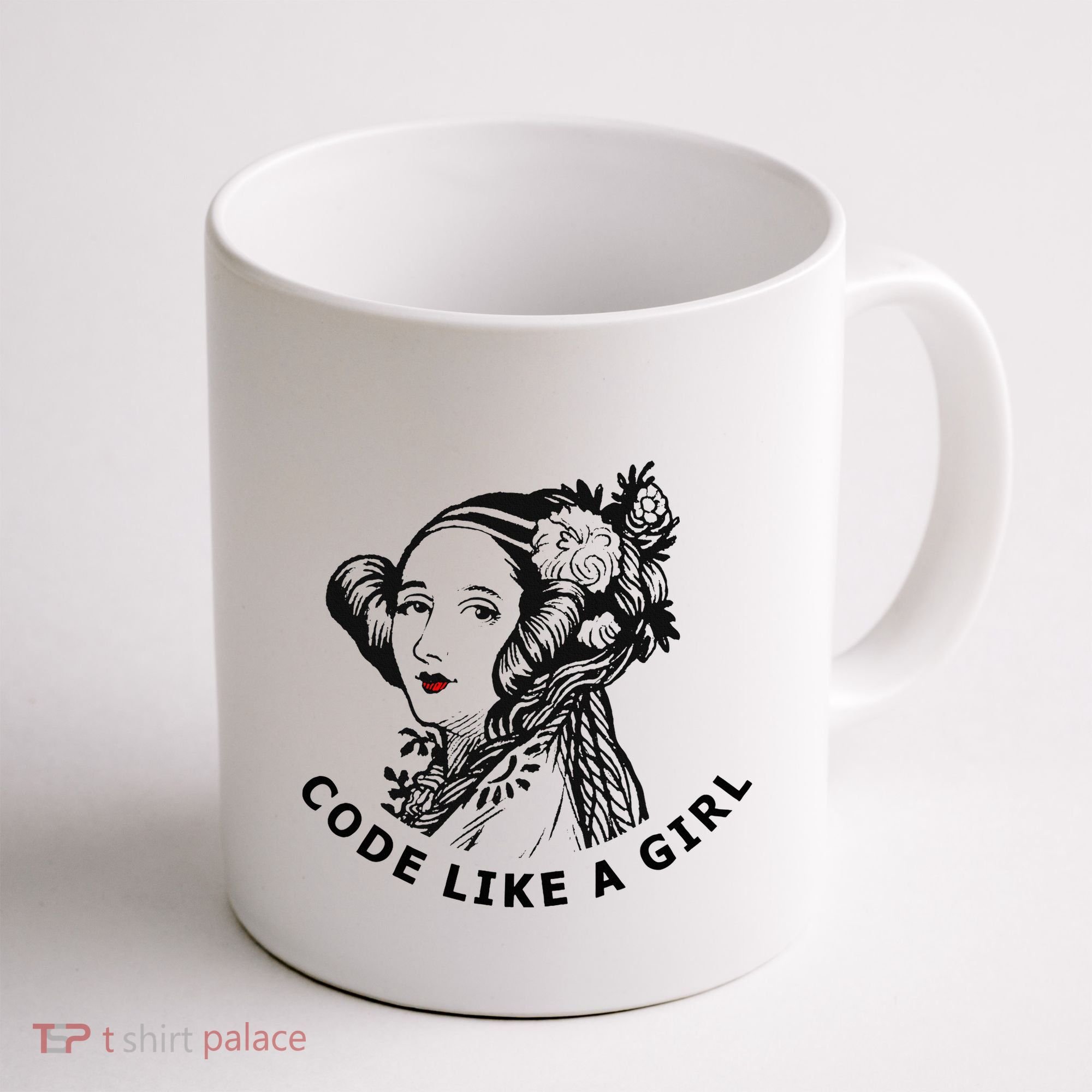 Ada Lovelace Code Like A Girl Coffee Mug