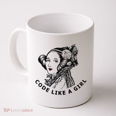 Ada Lovelace Code Like A Girl Coffee Mug