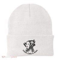 Ada Lovelace Code Like A Girl Beanie thumb 0