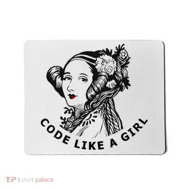 Ada Lovelace Code Like A Girl Mousepad