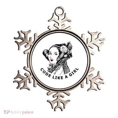 Ada Lovelace Code Like A Girl Ornament