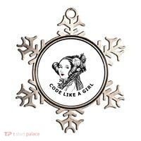 Ada Lovelace Code Like A Girl Ornament thumb 0