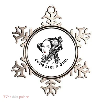 Ada Lovelace Code Like A Girl Ornament