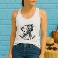 Ada Lovelace Code Like A Girl Women's Tank Top thumb 2