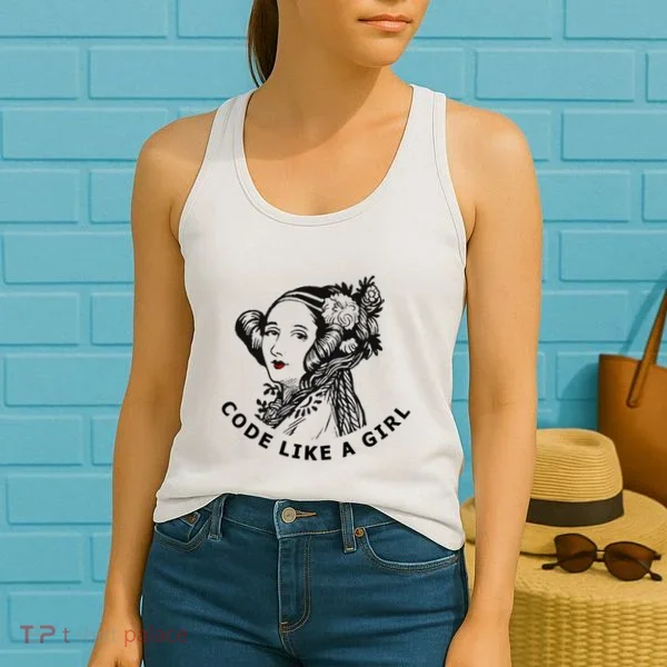 Ada Lovelace Code Like A Girl Women's Tank Top