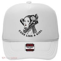 Ada Lovelace Code Like A Girl Hat thumb 0
