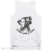 Ada Lovelace Code Like A Girl Tank Top thumb 0