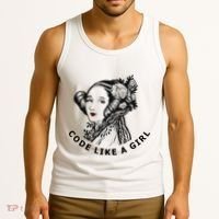 Ada Lovelace Code Like A Girl Tank Top thumb 3