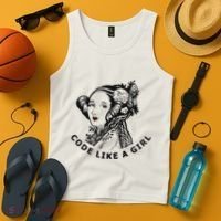 Ada Lovelace Code Like A Girl Tank Top thumb 4