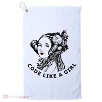 Ada Lovelace Code Like A Girl Golf Towel thumb 0