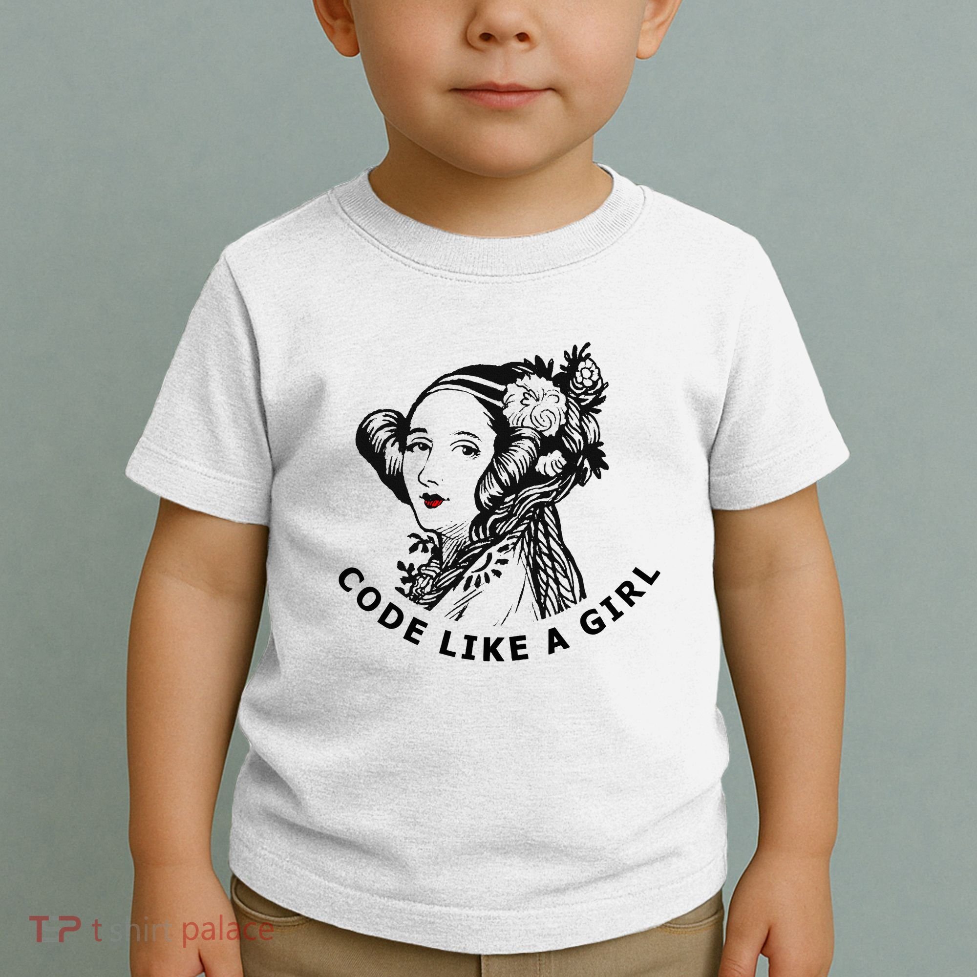 Ada Lovelace Code Like A Girl Toddler T-Shirt