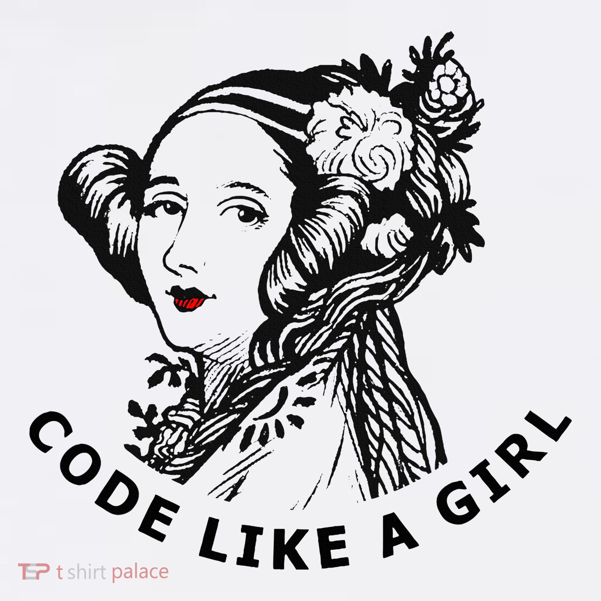 Ada Lovelace Code Like A Girl Toddler T-Shirt